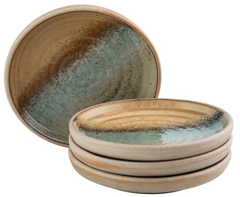 UNICASA Appetizer Plates,Dessert Plates Ceramic,5 inch Dipping Dish,Set of 4,Japanese Small Plate