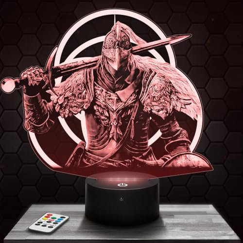 Nachttischlampe Elden R. Dekoration Jungenzimmer Gaming Gamer Videospiele Geschenkidee, Dekoration gedämpftes Licht Nachtlicht Schreibtischdekor. Originelle Geschenkidee für Teenager.