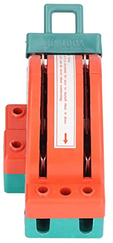 Interrupteur Bipolaire, Interrupteur à Couteau, Déconnexion électrique 100A 2 Pôles, Appareils Ménagers, et Sécurité