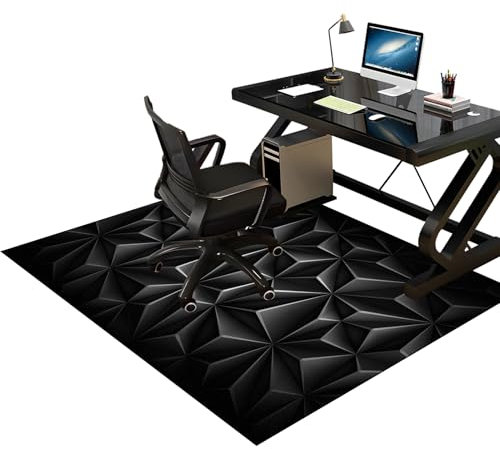 Tappeto Sedia Gaming Tappeto per Sedia con Ruote Tappetino per sedia da ufficio Tappeto Salvapavimento Antiscivolo Tappetino Pavimenti per Parquet e Piastrelle Tappeto Sotto Scrivania 60 x 90 cm