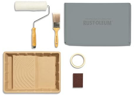 Rust-Oleum Ready to Roll - Eco Paint Kit (Large) - Chalky Floor Paint Dusky Greys