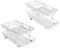 Gvvsjgdbis 2Pack Soda Can Organizer Dispenser for Refrigerator Holders for Fridge Mini Skinny Rack Container Wide Adjustable