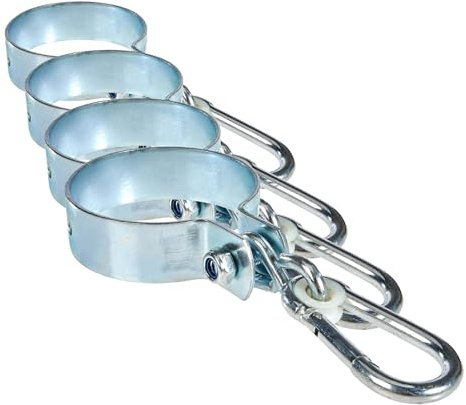 Connex DY270535 Crochet de balançoire galvanisé Ø 100 mm (Lot de 4)
