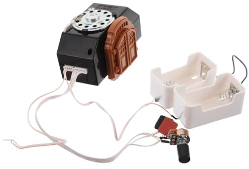 Kuckucksuhrwerk ohne Haken für Wanduhr, Klassisch Schwarz, Kunststoff | Stündlicher Kuckucksruf, Geringe Wartung, für Wohnzimmer und Deko, Selbstgemacht Ersatz für Beschädigte Werke