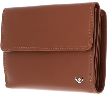 Golden Head Leder Geldbörse Polo RFID Protect Damenbörse 2137 Cognac braun