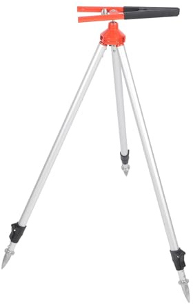 VBESTLIFE Surveying Prism Pole Tripod Thickened Design Lightweight Total Station Stand for Tunnels and Construction Sites 29.5-47.2 Height