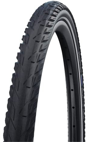 Schwalbe Fahrradreifen Silento (47-559) HS 421 Activeline Kevlarguard Drahtreifen Reflex Cubiertas, Unisex, Negro con Rayas Reflectantes, 26 x 1,75