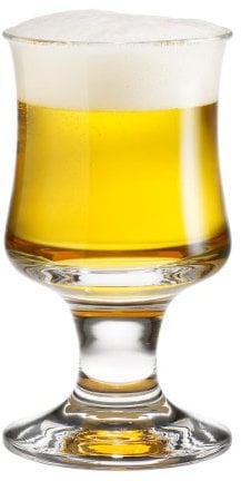 Holmegaard Bierglas 28 cl Skibsglas mundgeblasenem Glas Robustes Design, klar