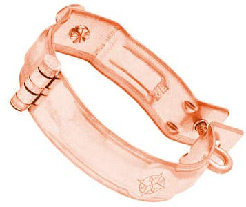 Rohrschellen M-10 Kupfer für Regenrohre in den Größen 60, 76, 80, 87 und 100 mm (76 mm)