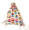 Rucksack mit super süß Eule Print, Schnür Sack, Segeltuchtasche, Schultasche, Beutel Tasche, Beutel Tasche, Turnbeutel Sports, Eimer Tasche, Multifunktionsrucksack, Gym BAG001
