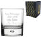 Personalised Engraved Bubble Whiskey Tumbler Glass, Personalise with A Message for Any Occasion, Stylize with a Variety of Fonts, Gift Box Included, Laser Engraved, Birthday Wedding Usher Gift