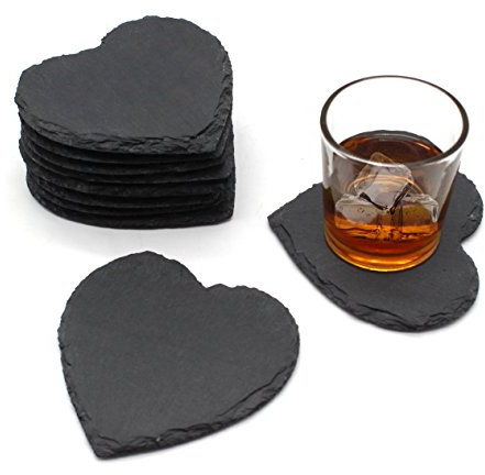 VanGogh Slater Heart Coaster Tableware Mat 11x11cm