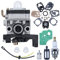 Haishine Carburatore Kit per Honda GX35 GX25 GX22 GX31 Decespugliatore Carburatore Sostituire OEM 16100-Z0Z-034 con Guarnizione, Candela, Tubo Flessibile, Bolle d'Olio, Filtro Carburante