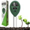 Dooppa Boden-pH-Tester, 3-in-1, Bodentest-Set, Pflanzenpflege mit Feuchtigkeitstest, Lichttest und pH-Test für Gartenpflege, Bonsai-Baum, Bauernhof, Rasen, Innen- und Außenbereich (batteriefrei)