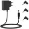 BENSN 6 V 2 A caricatore di ricambio per 6 V 500 mA Philips Avent SCD501/00 DECT Baby Phone unità cavo di ricarica, con 3 connettori (1,5 m)