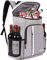 FORICH Rucksack-Kühler, auslaufsicher, isoliert, wasserdicht, leicht, weich, Strand-Kühlrucksack für Männer und Frauen, für Arbeit, Picknick, Camping, Wandern, 30 Dosen (grau)