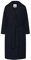 ICHI IHJANNET JA2 Damen Wintermantel Wollmantel Winterjacke mit Reverskragen Taschen und Gürtel, Größe:42, Farbe:Dark Navy (194013)