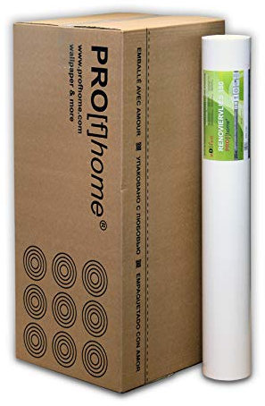 Profhome Renoviervlies 150 g 399-150-X Malervlies Reparaturvlies Anstrich-Vlies glatte Vliestapete zum Überstreichen, 399-150-X:9 x 25 m x 0.75m = 168.75 m2