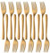 SUNSENGEUR 12 Piece Stainless Steel Dinner Forks Set Stainless Steel Table Forks Heavy Duty and Mirror Polishing, 7.6 Inches,Ideal for Wedding Festival Party Home Kitchen, Dishwasher Safe-Gold