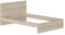 Iconico Home MIK Struttura Letto Matrimoniale con testiera portaoggetti, Legno Composito, Rovere, 160x200 cm