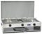 Fornello a gas Metano 2 fuochi con grill inox per uso esterno Cfparker mod 552Gm Colore Grigio - Casa e Campeggio