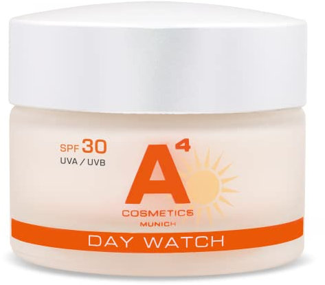 A4 Day Watch - Anti-Aging Tagescreme/Tagespflege mit Sonnenschutz LSF 30 (50 ml) | Clean Beauty Wirkstoffkosmetik auf natürlicher Basis
