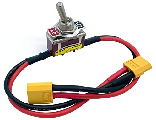 Grande interruttore di corrente On-Off di alimentazione elettrica con XT60 XT-60 Plug per RC modello aereo Drone auto ESC batteria