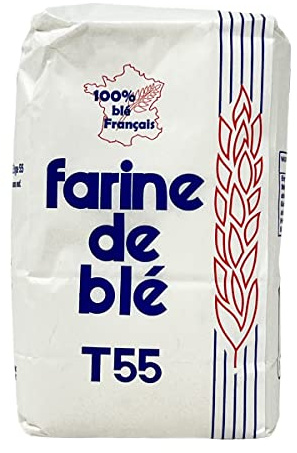 farine de blé Weizenmehl T55 (550er) aus Frankreich 1KG