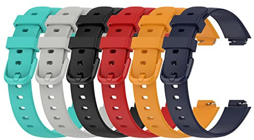 Chofit Armband, kompatibel mit Fitbit Inspire 3, Ersatz-Armband, weiches Silikon, für Inspire 3 Activity Tracker, Größe L/S, S, Silikon