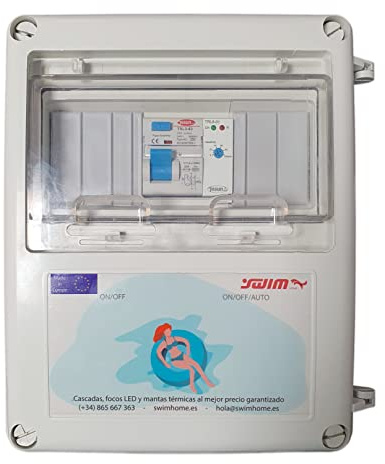 Swimhome Boîte de contrôle de Niveau pour Piscine à débordement avec Verre de Compensation