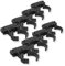 PVC Fitting Rohrschelle Ø 47-51mm Rohr-Clips Rohrklemme Rohrhalterung für PVC Rohr und PVC Schlauch, Qualität aus Europa, Menge: 8 Stück