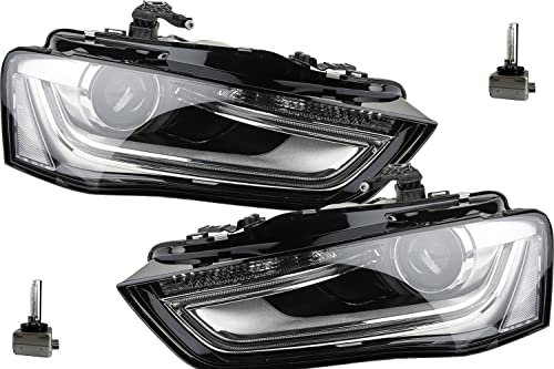 Johns, Scheinwerfer Xenon passend für Audi A4 8K Set 02/2012- mit Leuchtmittel L R