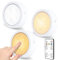 SOAIY 3pcs Lampe LED Tactile et Dimmable, Spot Led Pile Autocollant avec Télécommande, Fonction de Mémoire et Minuterie