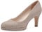 Tamaris Donna Pumps Textil, Rose Glam, 40 EU