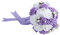 Hochzeits-Brautstrauß Mit Blumen, Kristall-Diamant-Schaumrosen Mit Schleife, Wunderschöner Brautjungfern-Brautstrauß, Hochzeitsblumen(Lila)