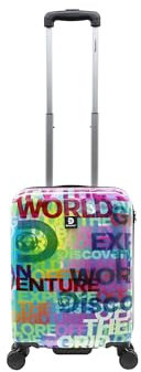 Discovery Explore The World Handkoffer/Gepäck/Trolley, 55 cm, klein, 8 Rollen, Bedruckt, S, Alle