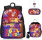 AII Lover 3Pcs Anime Circus Backpack with Keychain,16.5in School The Amazing Bag Laptop Bag Casual Daypack Travel Backpacks. (C)