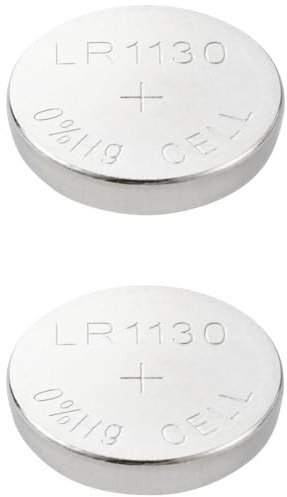 VOLTCRAFT Pila a bottone LR 1130, manganese alcalino, 75 mAh, 1,5 V, 2 pezzi.