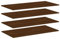 vidaXL Mensole Parete 4pz Rovere Marrone 100x50x1,5 Legno Multistrato
