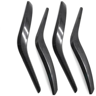 Porte Poignée Porte Intérieur Intérieur Voiture Gauche Droite pour BMW X1 E84 2010 2011 2012 2013 2014 2015 2016 Poignée Porte Accoudoir Couvercle Extérieur Panneau Garniture(Carbon 4PCS Set)