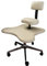 Ergonomischer Kniestuhl mit Rollen, höhenverstellbar, Büromöbel, Schreibtisch, Computerstuhl, Beige