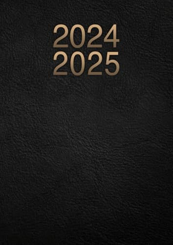 Agenda 2024 2025: Formato grande A4 - Una pagina per ogni giorno da settembre 2024 a dicembre 2025 - Schede obiettivi, cose da fare, calendario dello Zodiaco e numeri utili