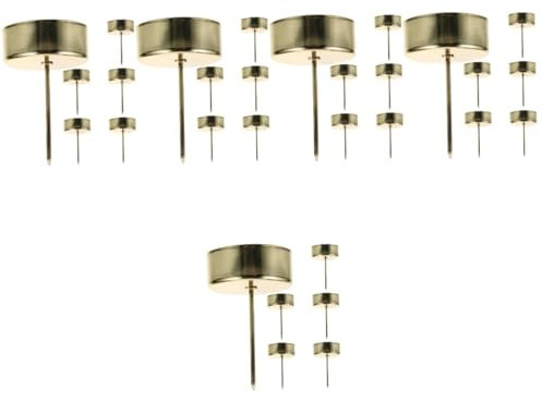 Cabilock 30 STK Kerzenhalter christbaumkerzen Halterung Christbaum kerzenständer Candle Set Weihnachtskerzenclips Weihnachtskerzenbehälter Gastgeschenke Weihnachtskerzenbecher-Einsatz Eisen