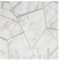 Fresco Fractal Marble White/Silver - Paste The Wall - Grey & White Wallpaper - Geometric Marbleise Design - Feature or 4 Wall Design - Cover for Small Cracks and Imperfections