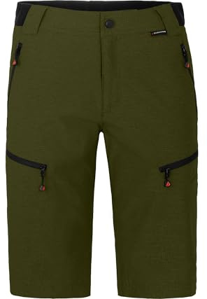 Bergson LEBIKO Bermuda | Herren Wandershorts, robust, elastisch, Green Goose [253], 54 - Herren
