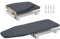 Tabla de planchar plegable – 80 x 30 cm, tabla de planchar montada en la pared, giratoria 180° con cubierta resistente al calor, para armario, sala de estar, lavandería