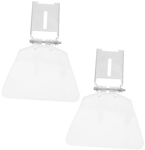 POPETPOP Protective Glasses Dust Plate Bench Guard Shield Plastic Eye Shield for Bench Grinders Workshop Use