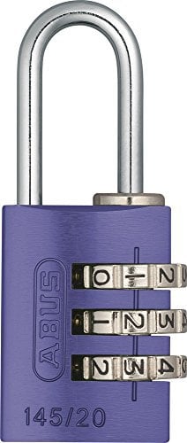 ABUS Cadenas codée en aluminium lila 145 20