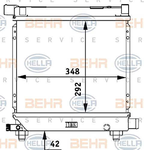Hella 8MK 376 710-634 Radiatore
