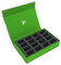 Feldherr Magnetbox grün kompatibel mit 16 Blood Bowl Miniaturen - 2016 Version